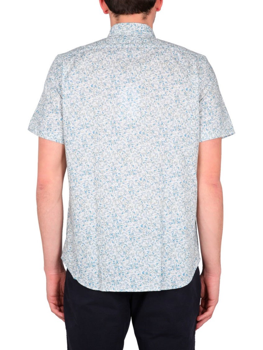 Light Blue Printed Shirt 3