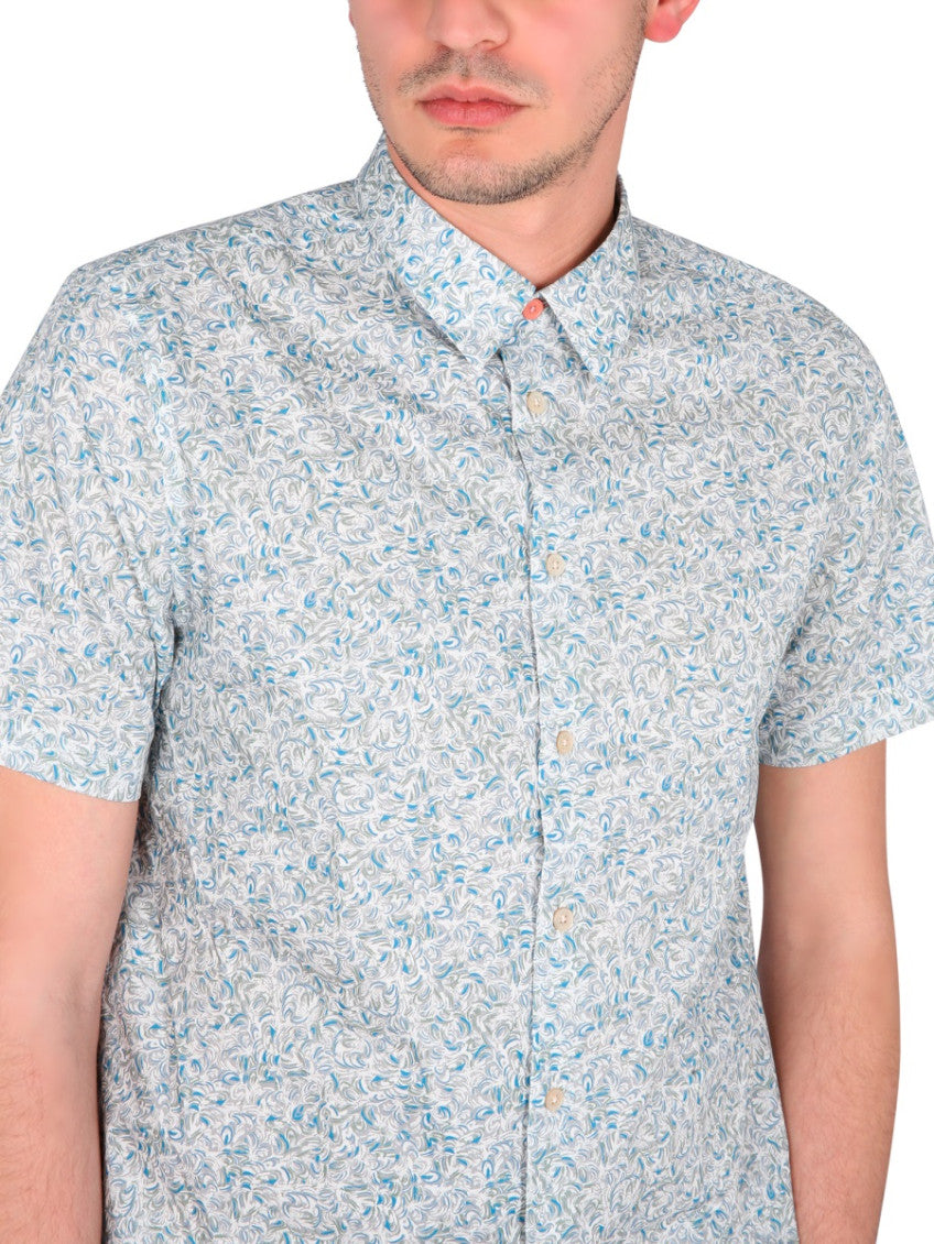 Light Blue Printed Shirt 4