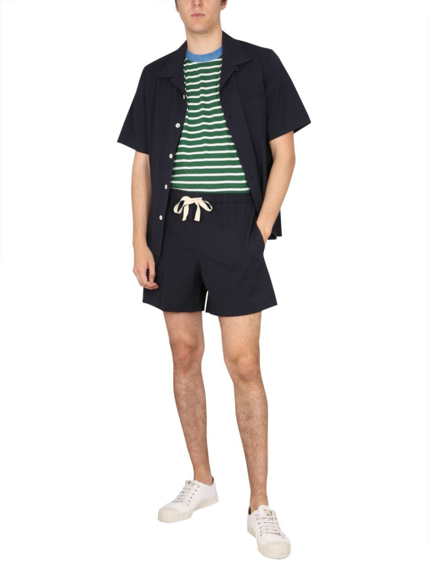 Navy Blue Solid Shirt 2