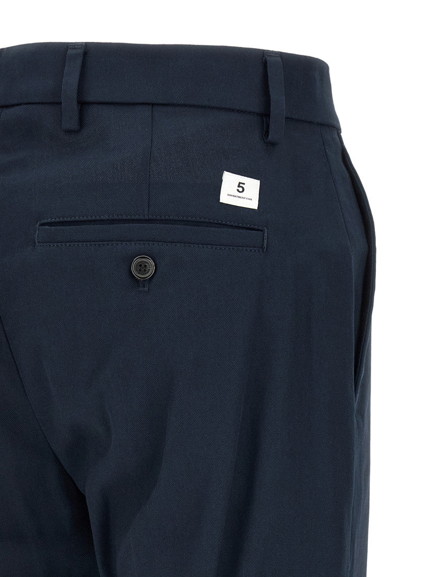 Blue Regular Chinos Pants 4