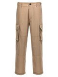 Beige Regular Cargos Pants 1