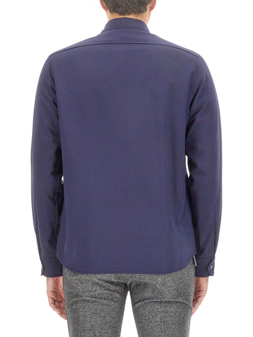 Navy Blue Solid Shirt 3