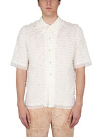 White Regular Textured Shirt 1
