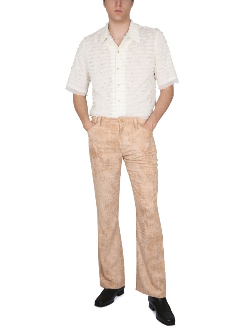 White Regular Textured Shirt 2