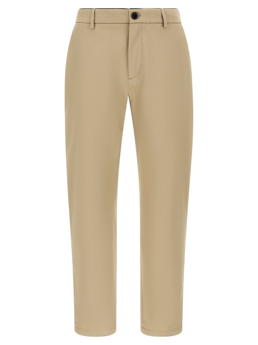 Beige Slim Chinos Pants 1