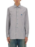 Grey Regular Stripes Shirt 1