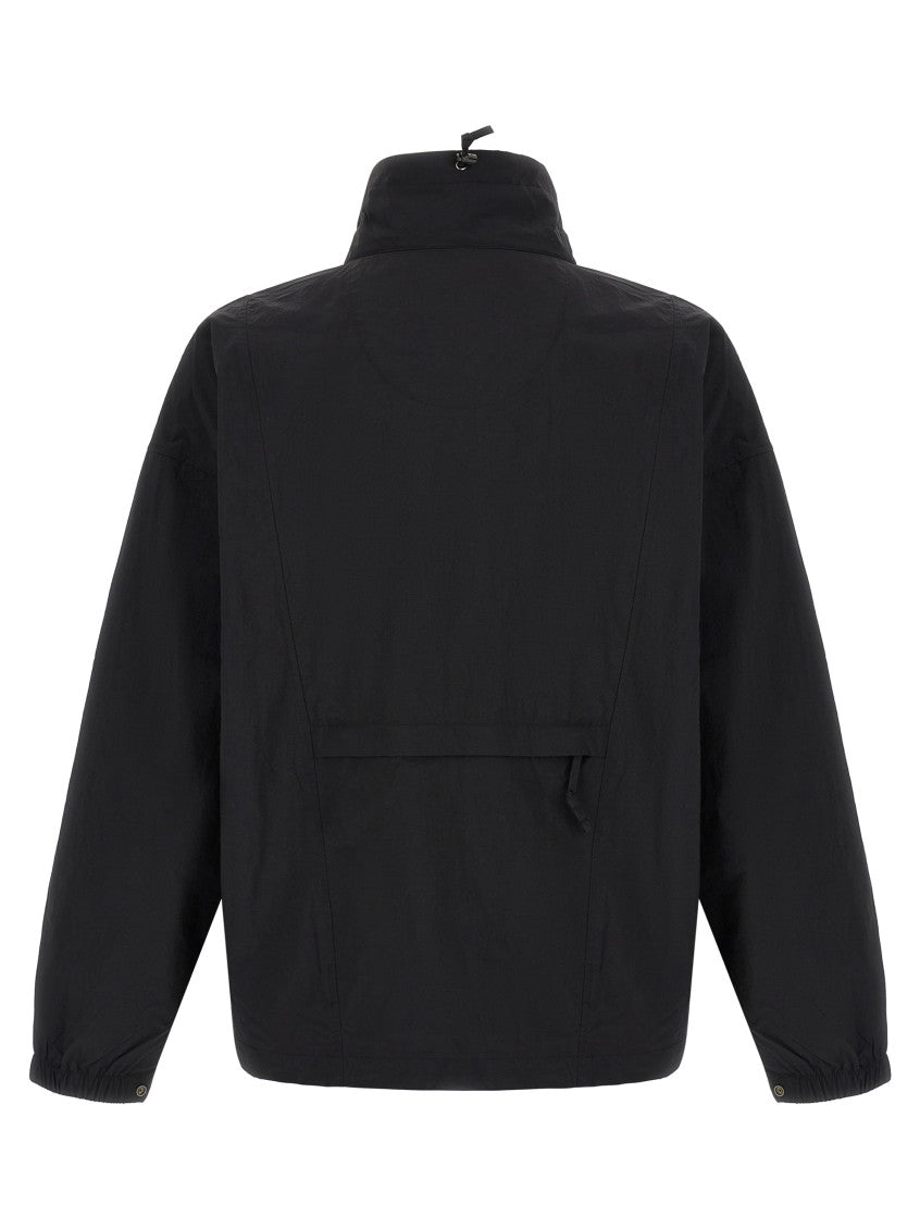 Black Solid Logo Jacket 2