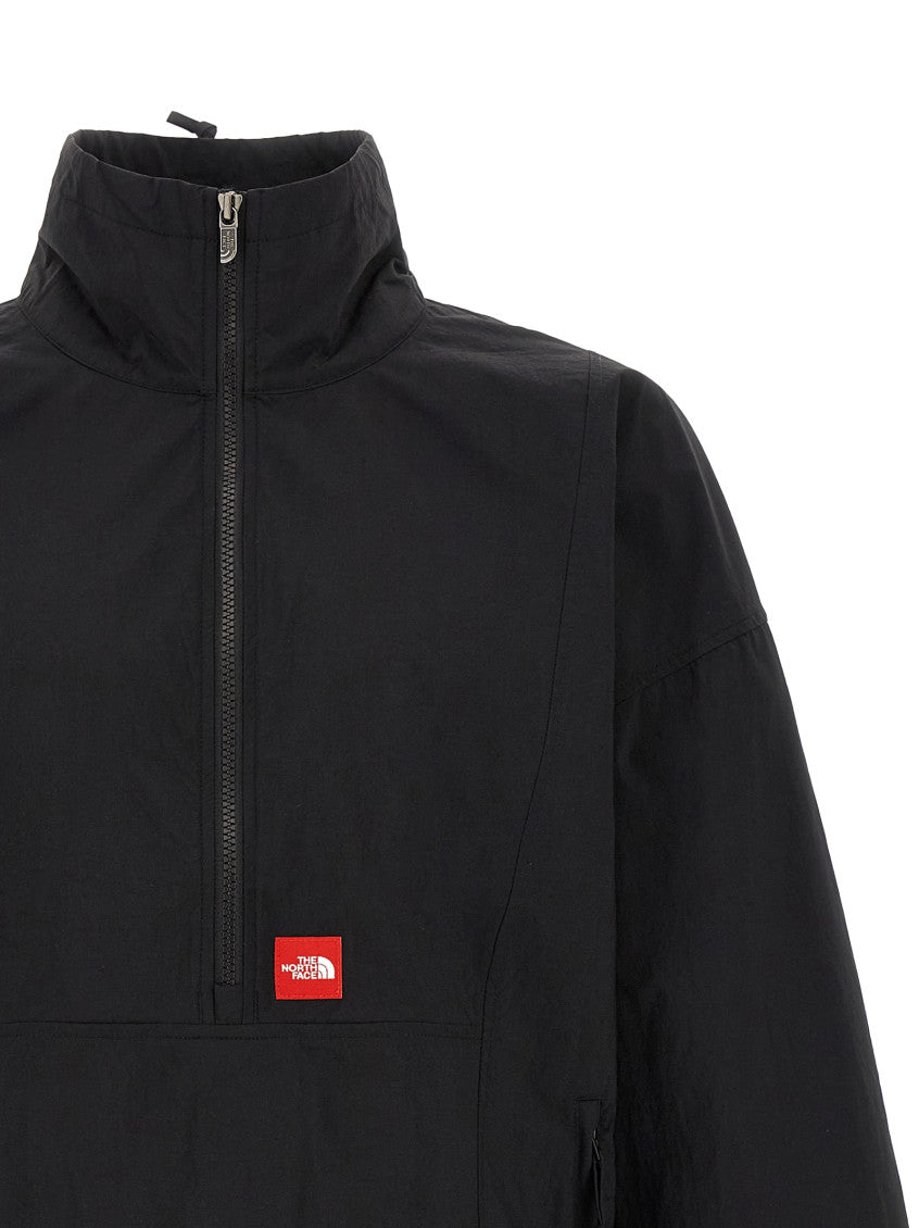Black Solid Logo Jacket 3