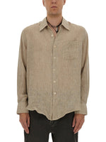 Beige Relaxed Solid Shirt 1