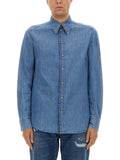 Denim Regular Solid Shirt 1