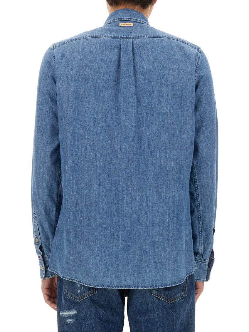 Denim Regular Solid Shirt 3