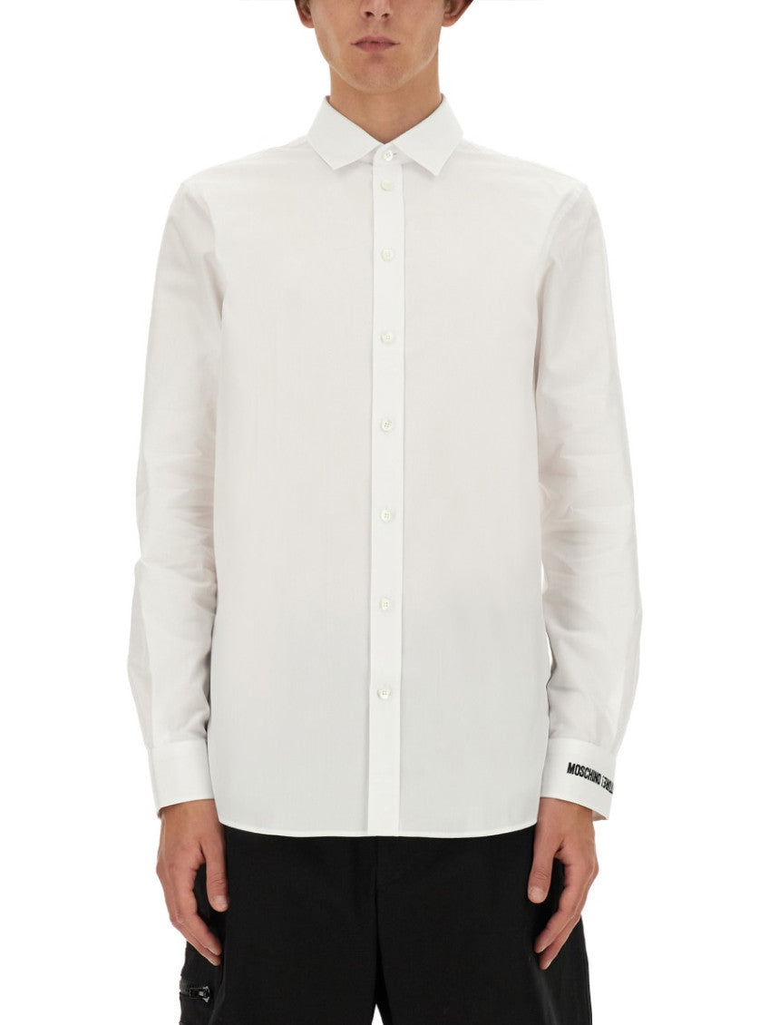 White Regular Logo Shirt 1