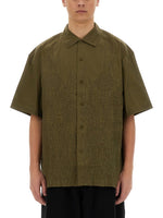 Olive Embroidered Shirt 1