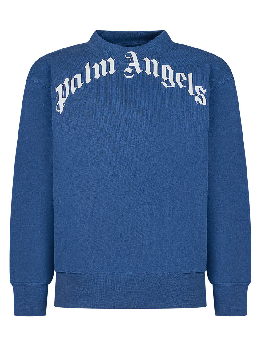 Kids Blue Logo Sweatshirt 1