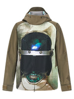 Multicolor Graphic Hood Jacket 1