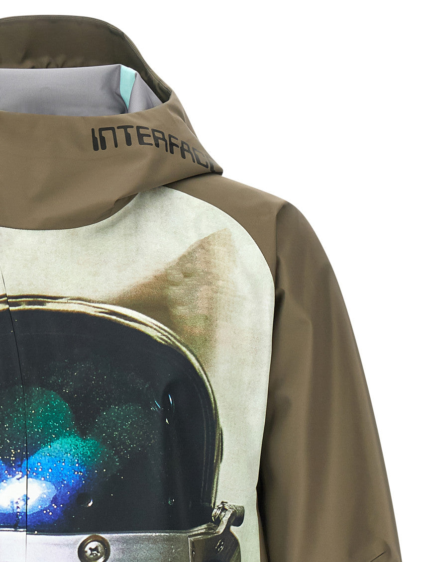 Multicolor Graphic Hood Jacket 3