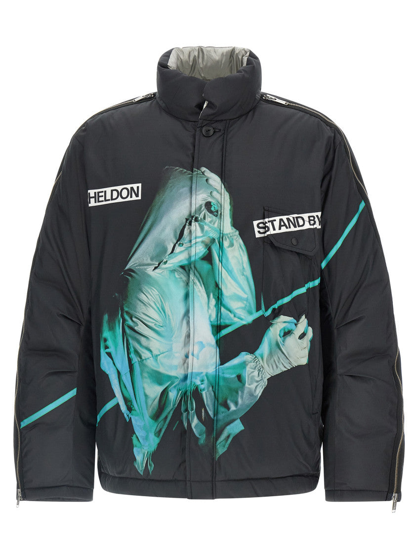 Black Graphic Jacket 1