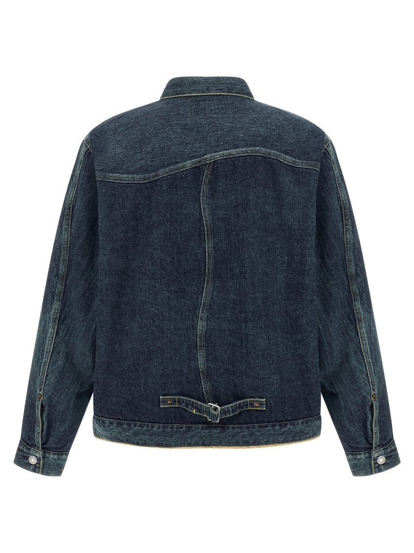 Blue Shirt Collar Jacket 2