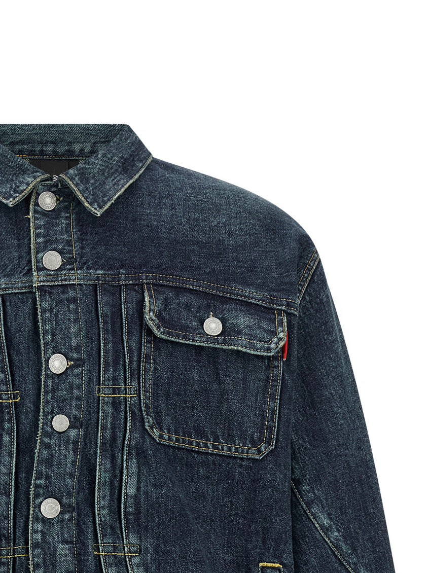 Blue Shirt Collar Jacket 3