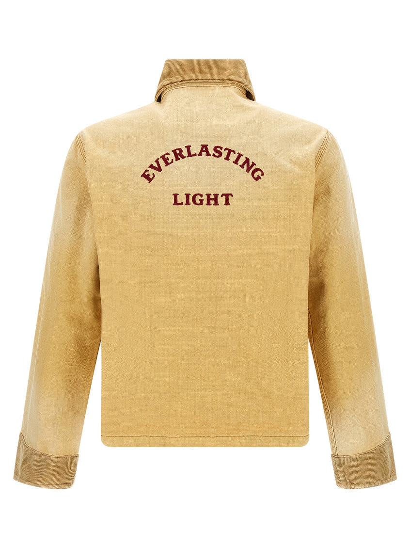 Beige Shirt Collar Jacket 2