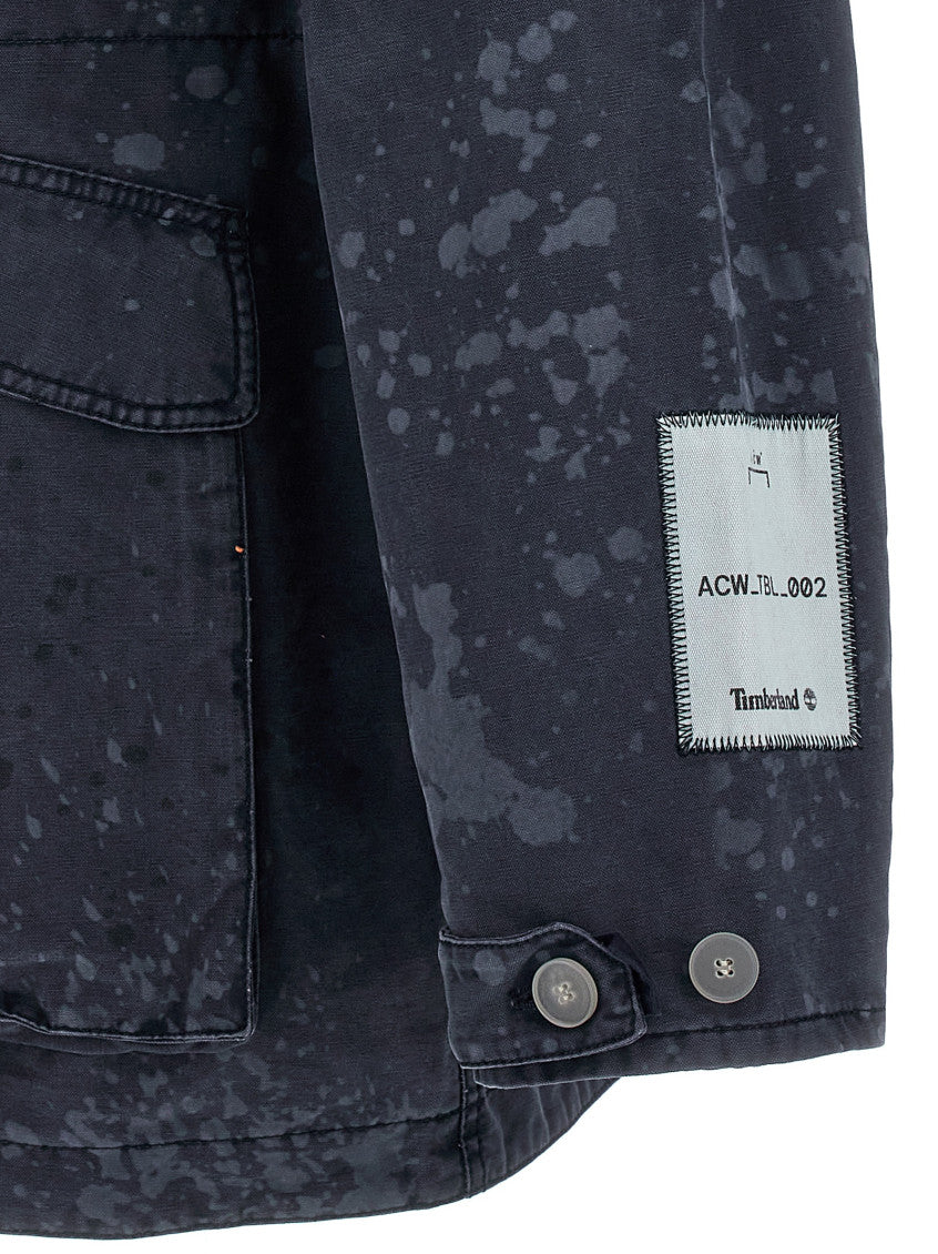 Navy Blue Shirt Collar Jacket 4