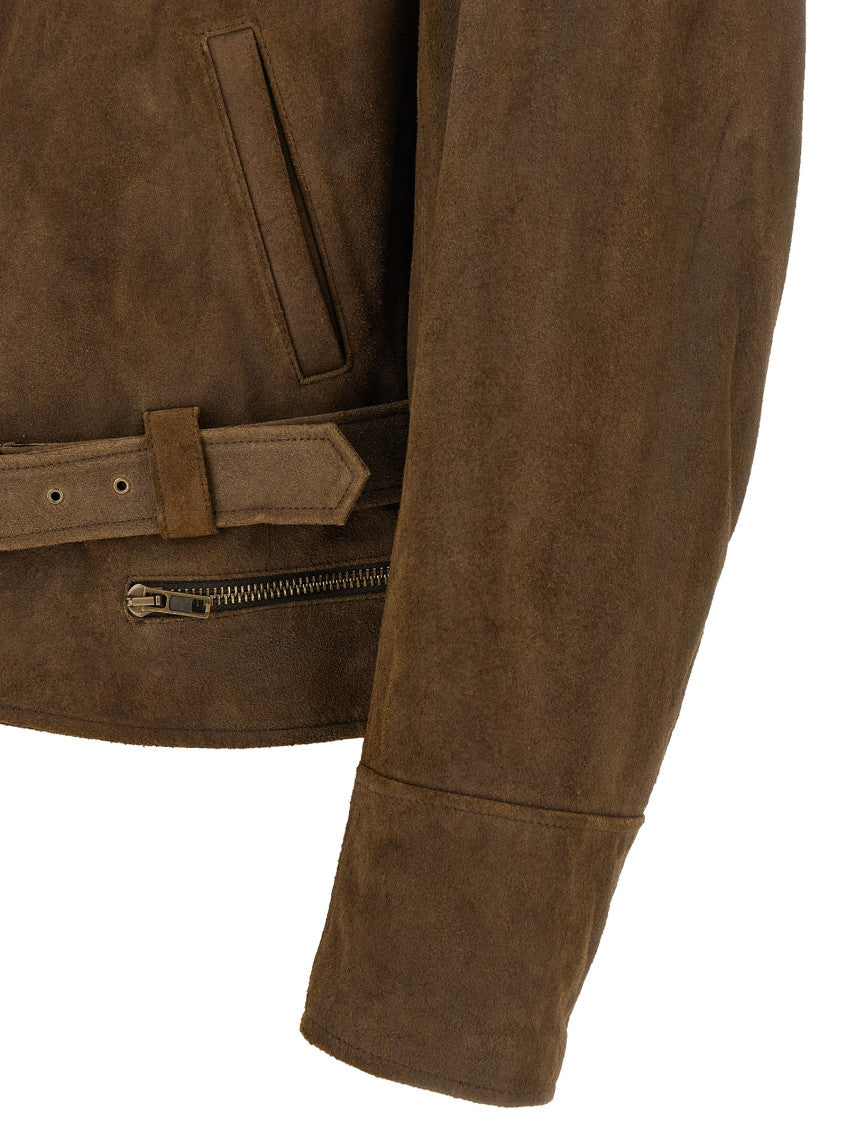 Brown Notched Lapel Jacket 4