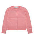 Girls Pink Embellished Sweater 1