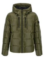 Green Quilted Hood Jacket 1