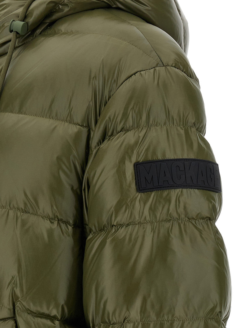 Green Quilted Hood Jacket 4