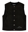 Black Logo Denim Jacket 1