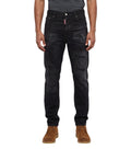 Black Slim Mid Rise Jeans 1
