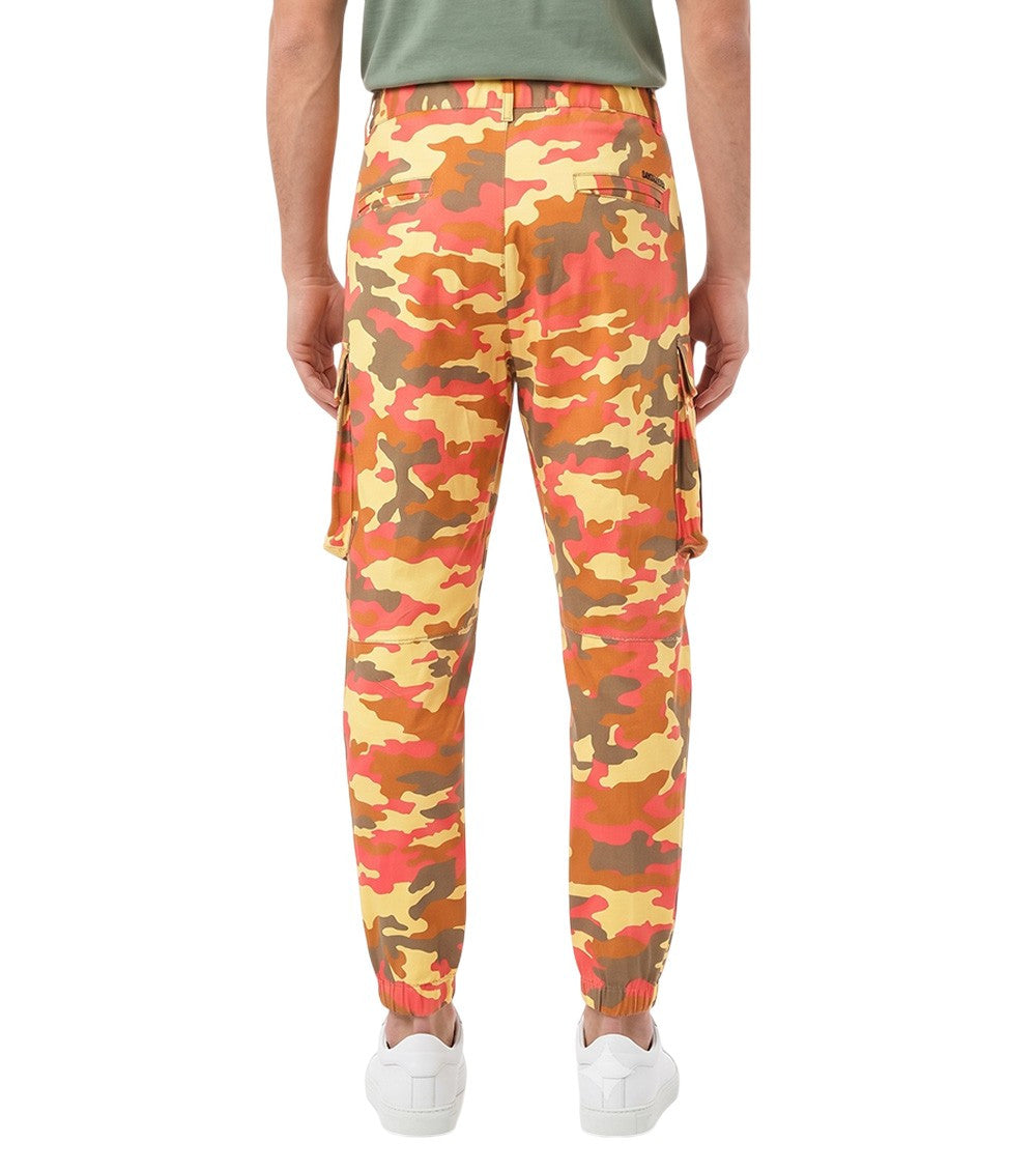 Orange Slim Cargo Pants 2
