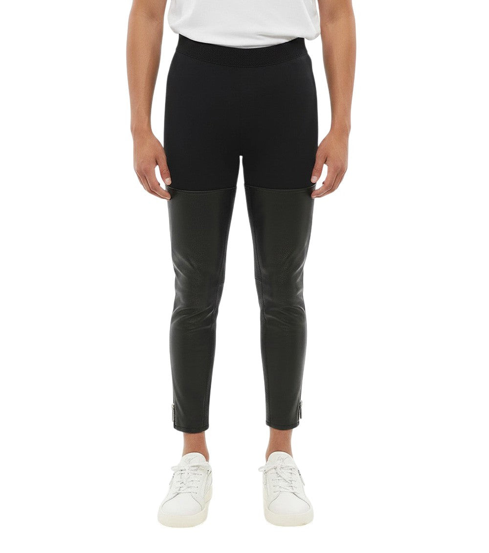 Black Solid Skinny Pants 1