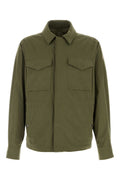 Green Shirt Collar Jacket 1