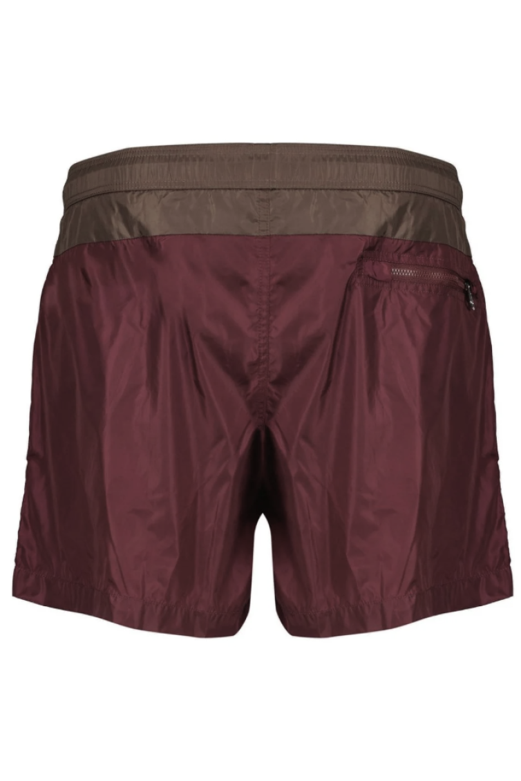 Maroon Logo Swim Shorts 2