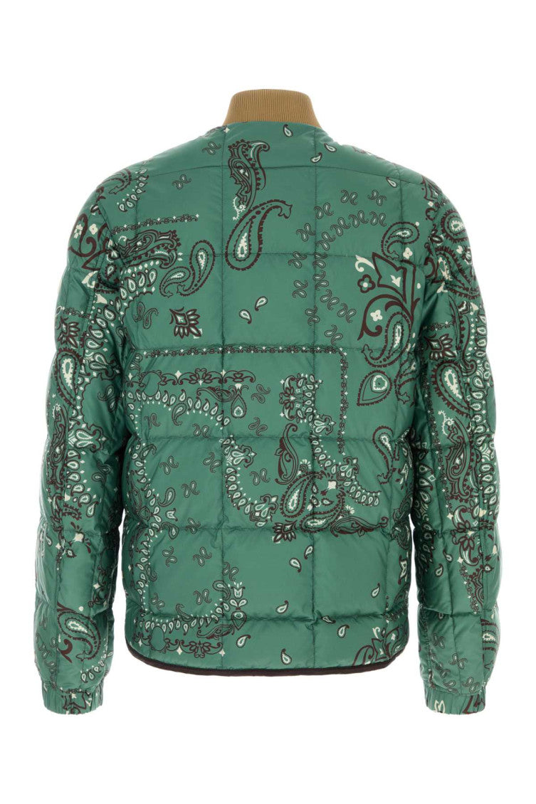 Green Paisley Bomber Jacket 2
