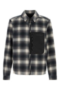 Black Check Shirt Jacket 1