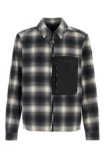 Black Check Shirt Jacket 1
