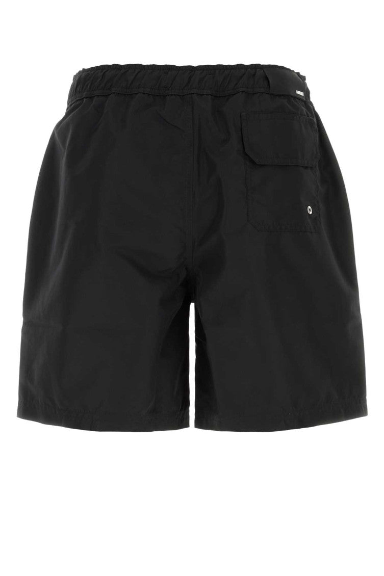 Black Logo Swim Shorts 2