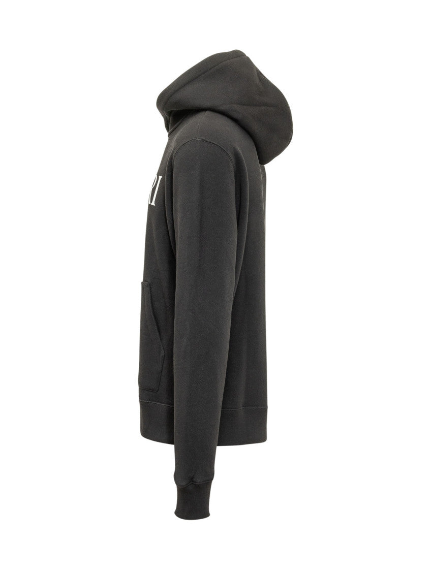 Black Graphic Logo Hoodie 3