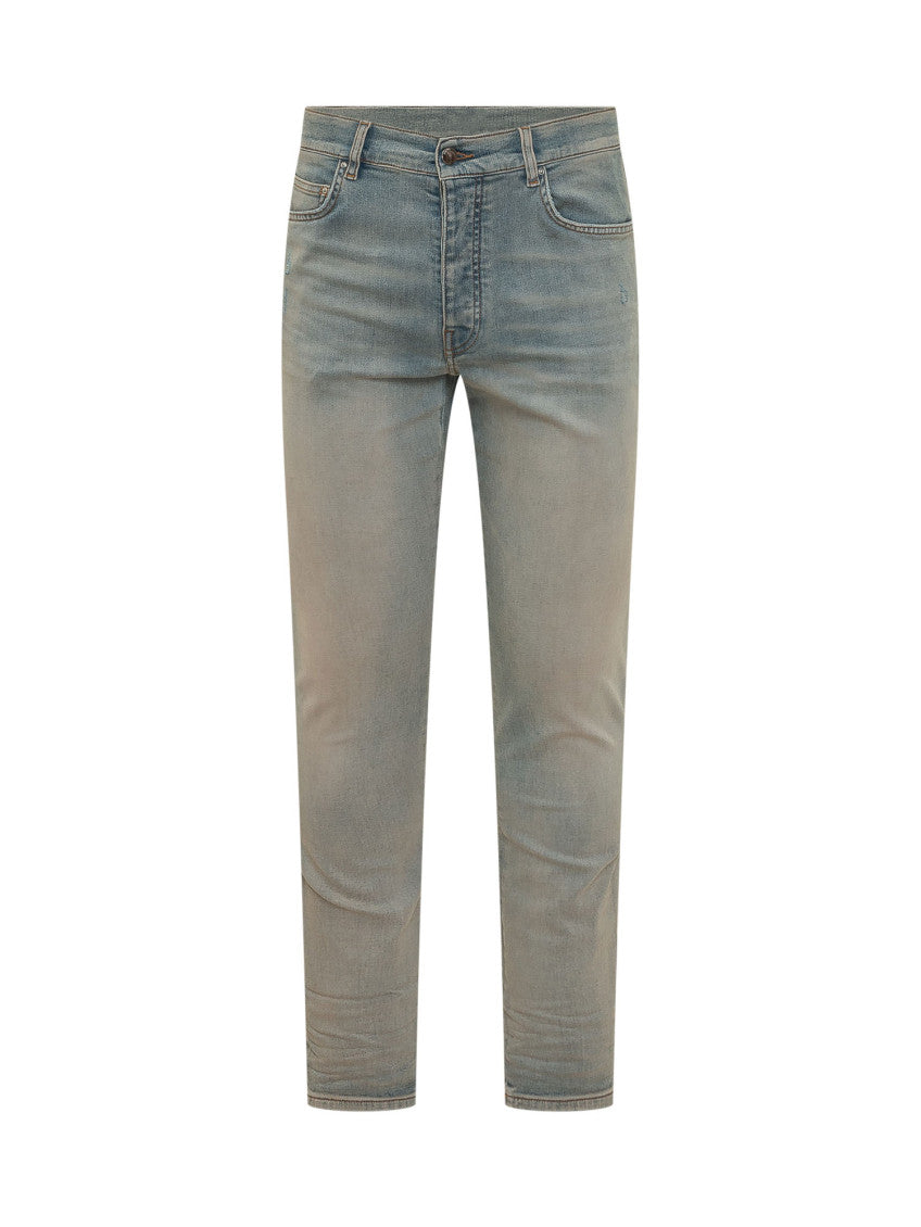Light Blue Mid Rise Jeans 1