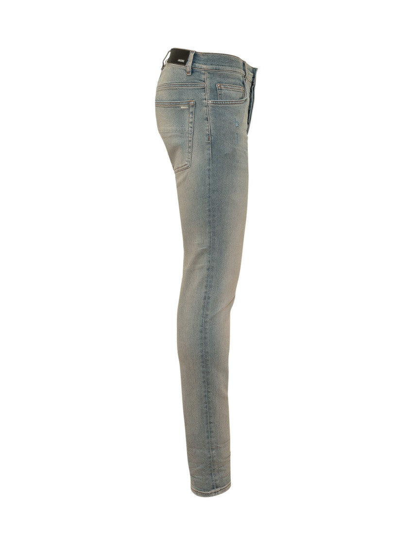 Light Blue Mid Rise Jeans 3