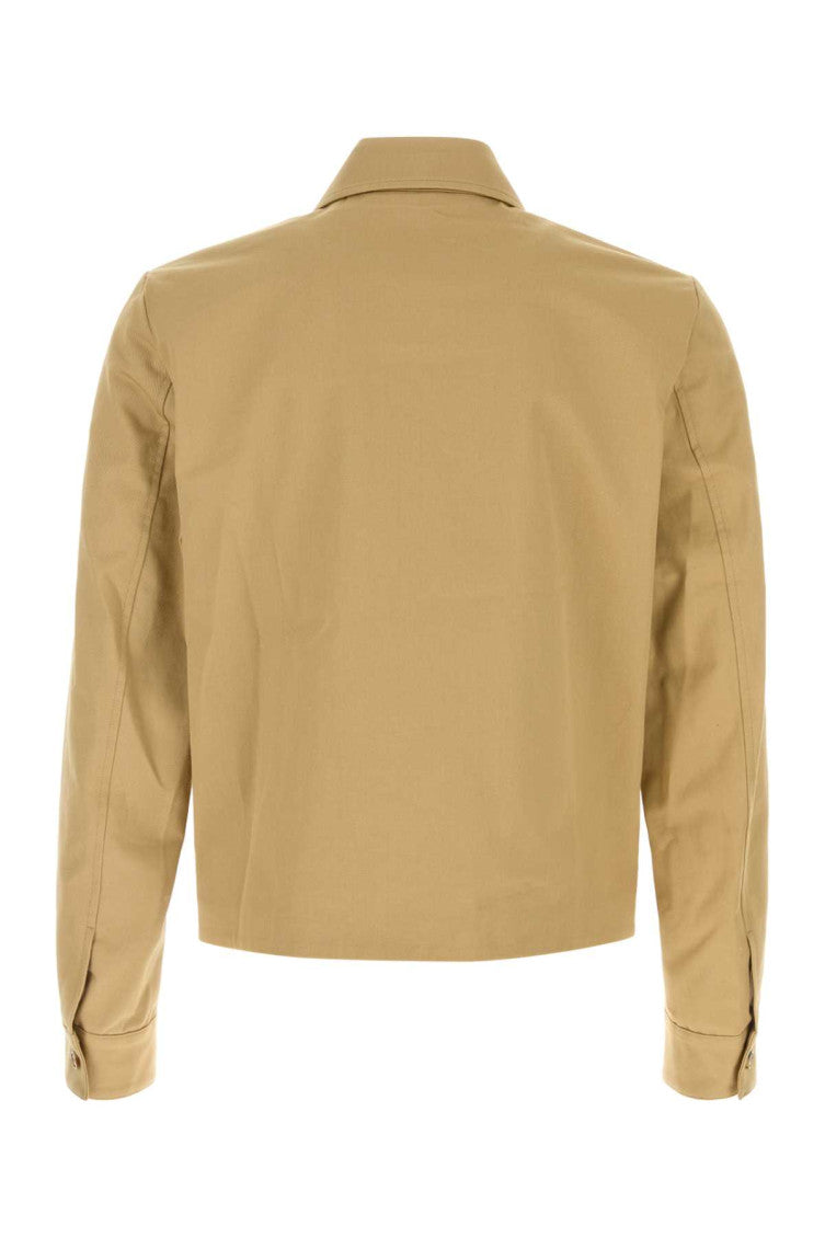 Beige Shirt Collar Jacket 2