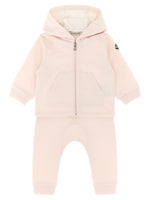 Pink Solid Hood/Jogger Sets (Baby Girl) 1