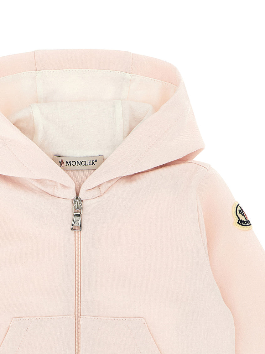 Pink Solid Hood/Jogger Sets (Baby Girl) 4