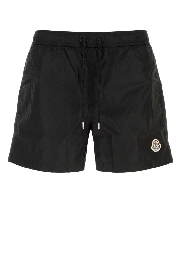 Black Logo Swim Shorts 1