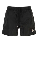 Black Logo Swim Shorts 1
