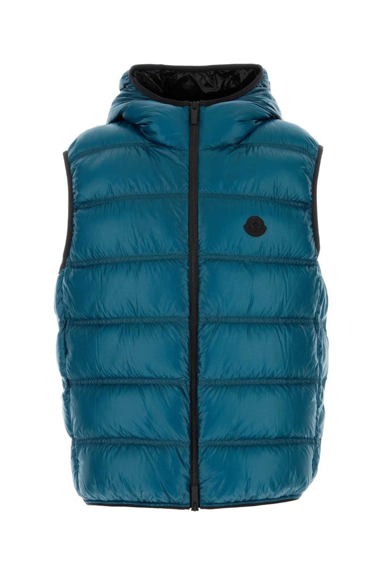 Teal Quilted Hood Jacket 1