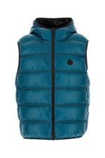 Teal Quilted Hood Jacket 1