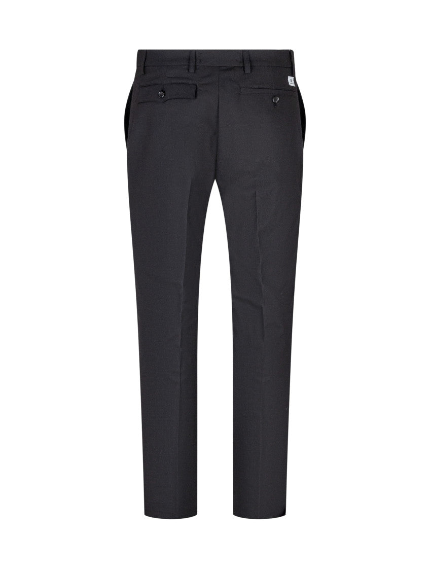 Black Tailored Chino Trousers 2